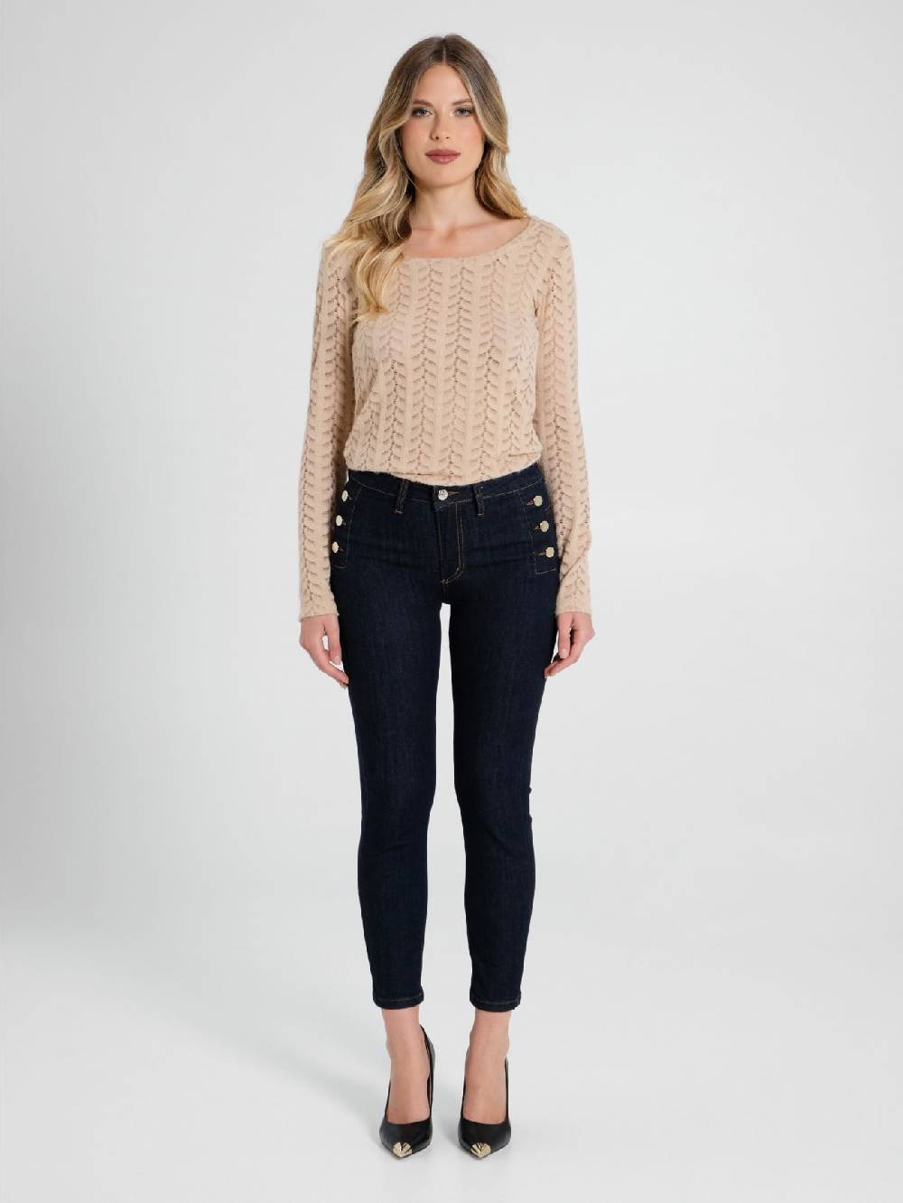 Rinascimento Jeans Skinny Esporta salva