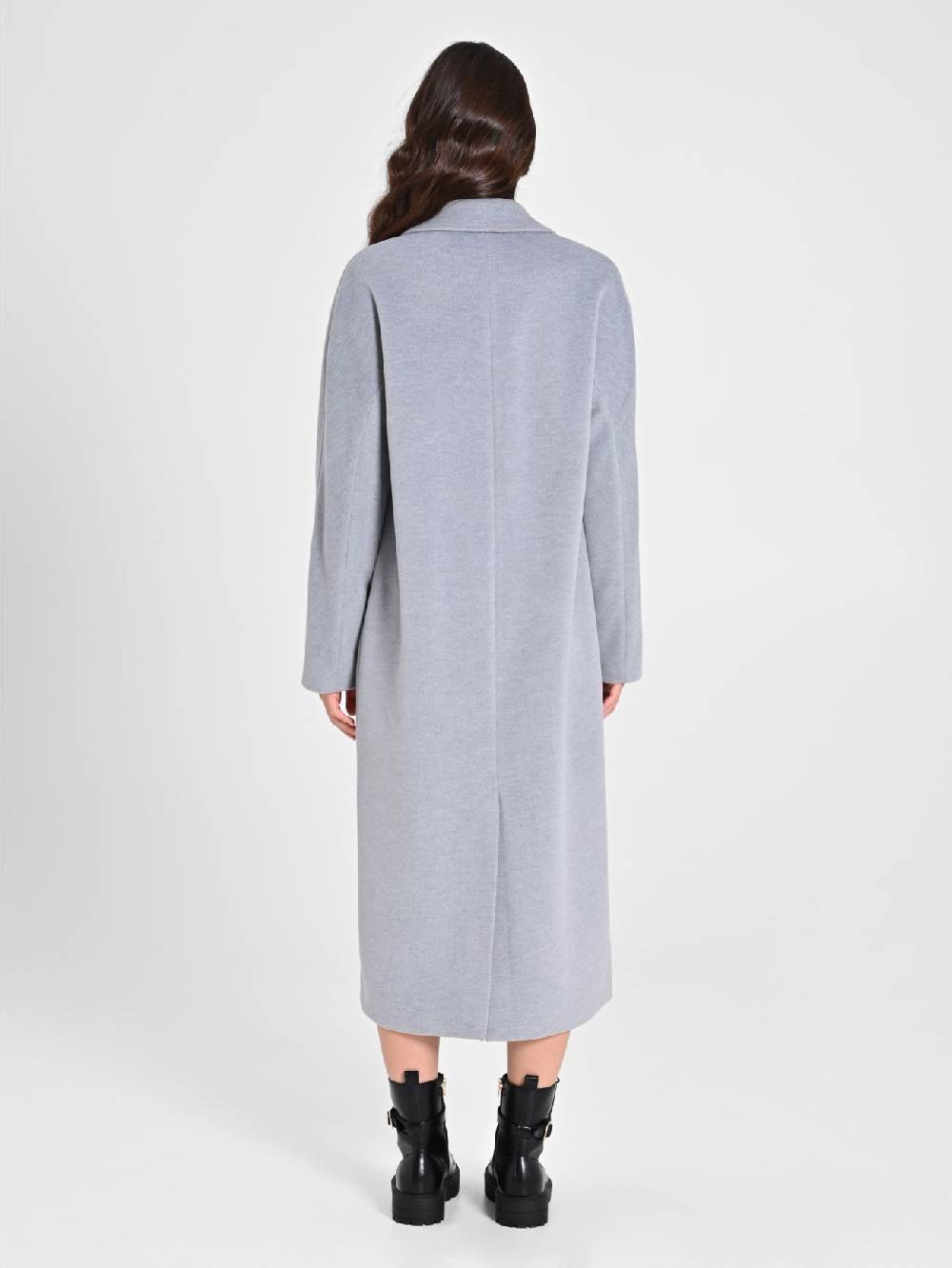 Rinascimento Maxi Cappotto Grigio Affare Del Giorno
