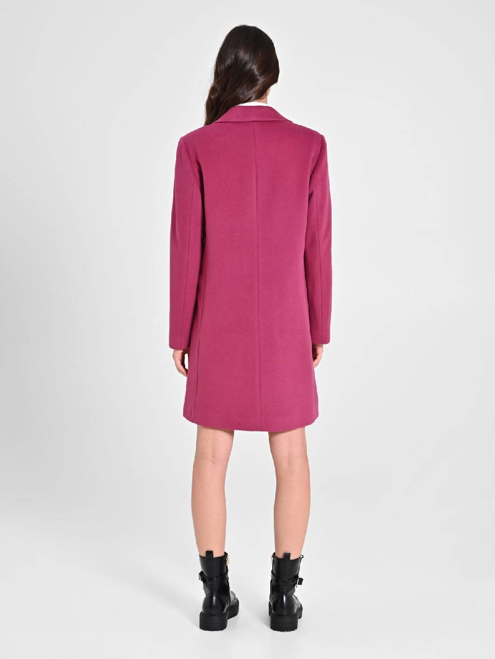 Rinascimento Cappotto Medio Bordeaux Sconto
