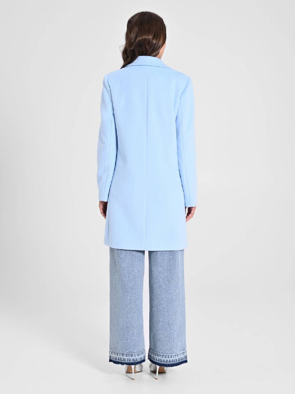 Rinascimento Cappotto Medio Azzurro Offerta
