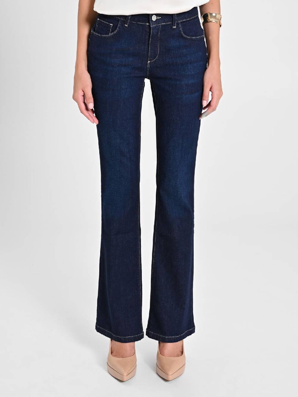 Rinascimento Jeans Flared Saldi Di Fabbrica
