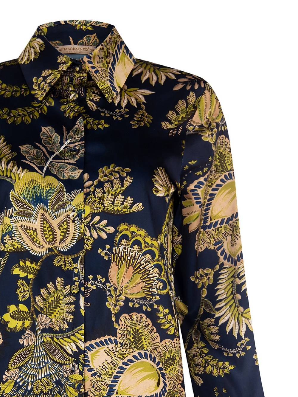 Rinascimento Camicia in Raso stampa Cachemire Flash Sale