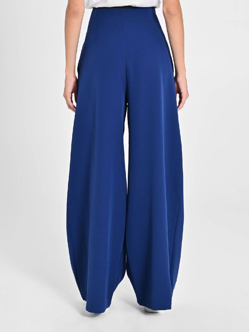 Rinascimento Pantaloni Wide Leg Blu Navy Cyber Monday