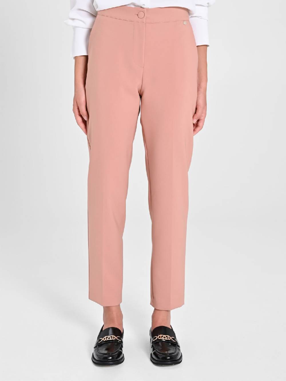 Rinascimento Pantaloni Straight Rosa Smaltimento dello stoccaggio