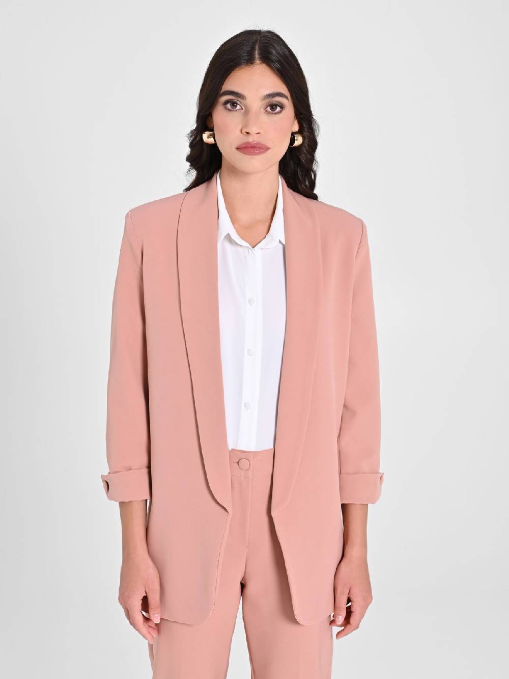Rinascimento Giacca Aperta Rosa Online Outlet