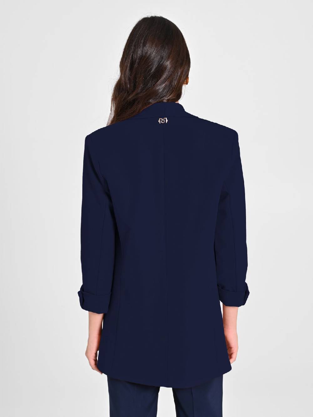 Rinascimento Giacca Aperta Blu Navy Offerta temporanea