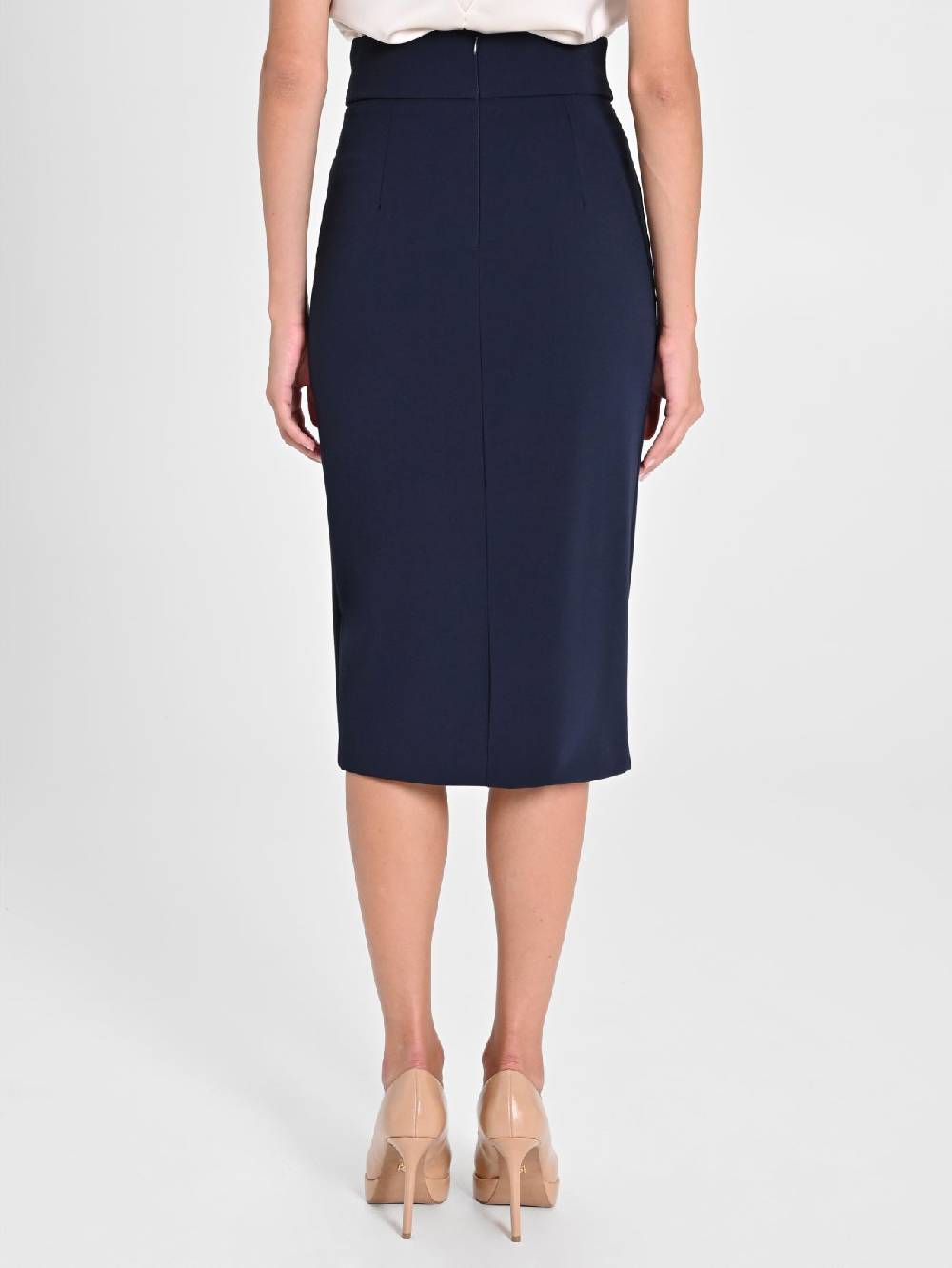 Rinascimento Gonna Tubino Blu Navy Prezzo basso