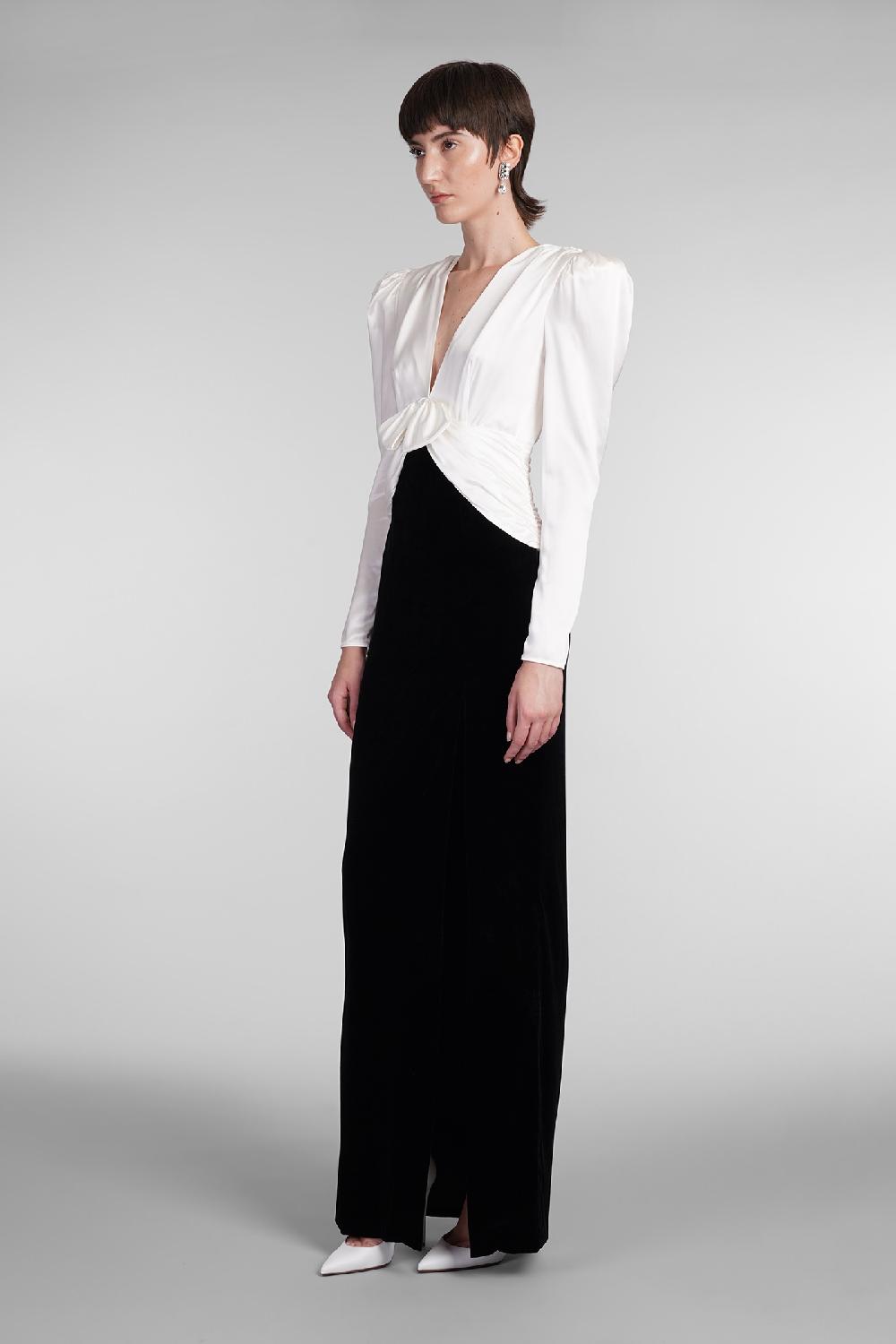 Deliberti Alessandra Rich Abito in seta bianca cod. 403760 - Deliberti The Luxury Shopping Soddisfazione Garantita