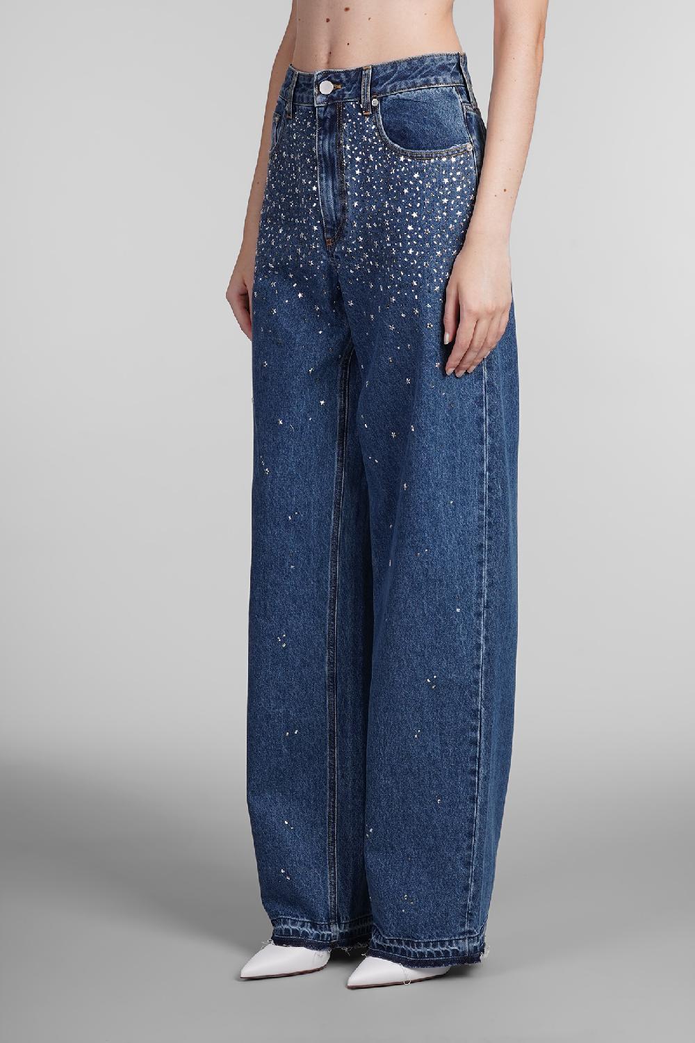 Deliberti Alessandra Rich Jeans in cotone blu cod. 403757 - Deliberti The Luxury Shopping Promozione Limitata