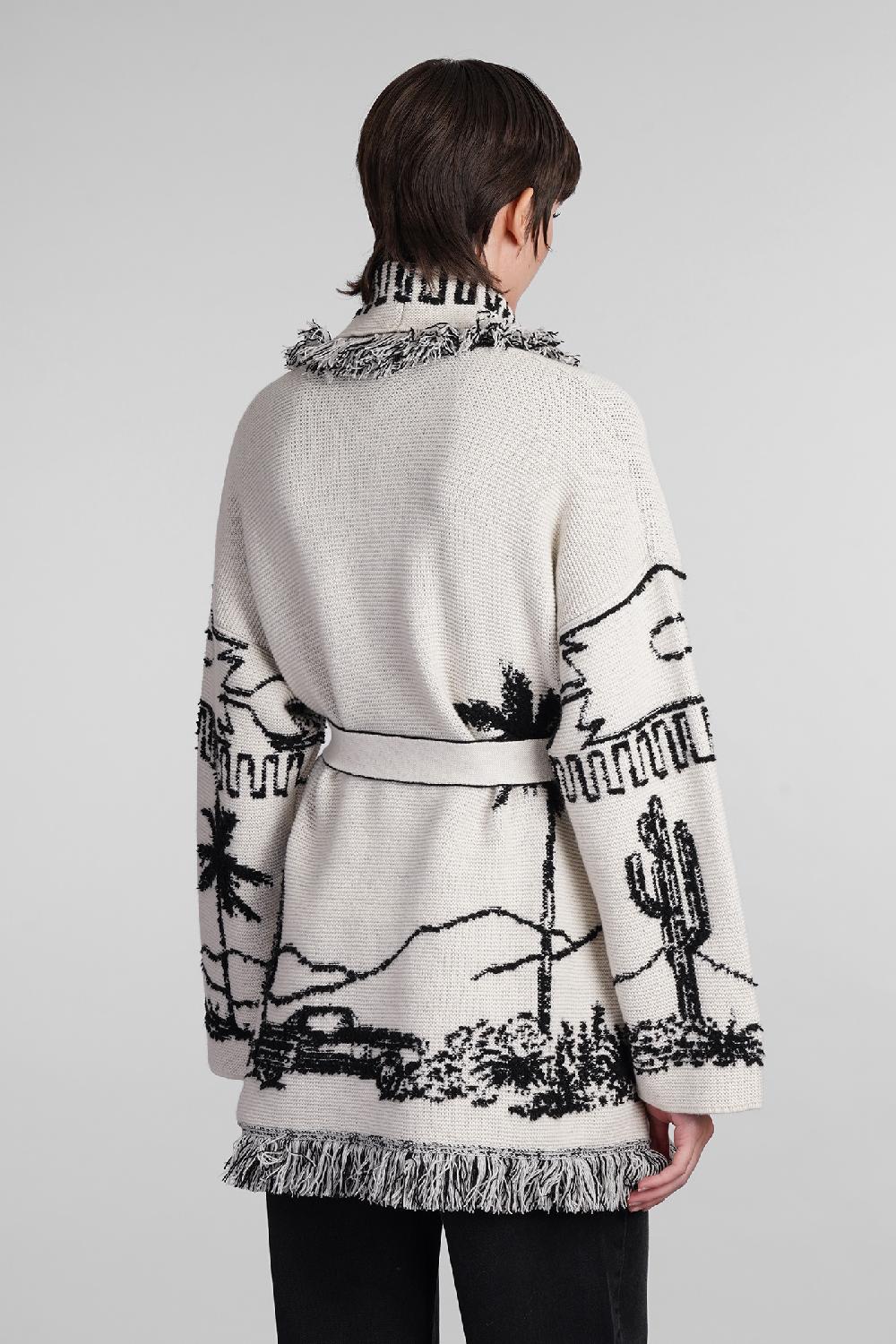 Deliberti Alanui Cardigan in cashmere beige cod. 408023 - Deliberti The Luxury Shopping Online