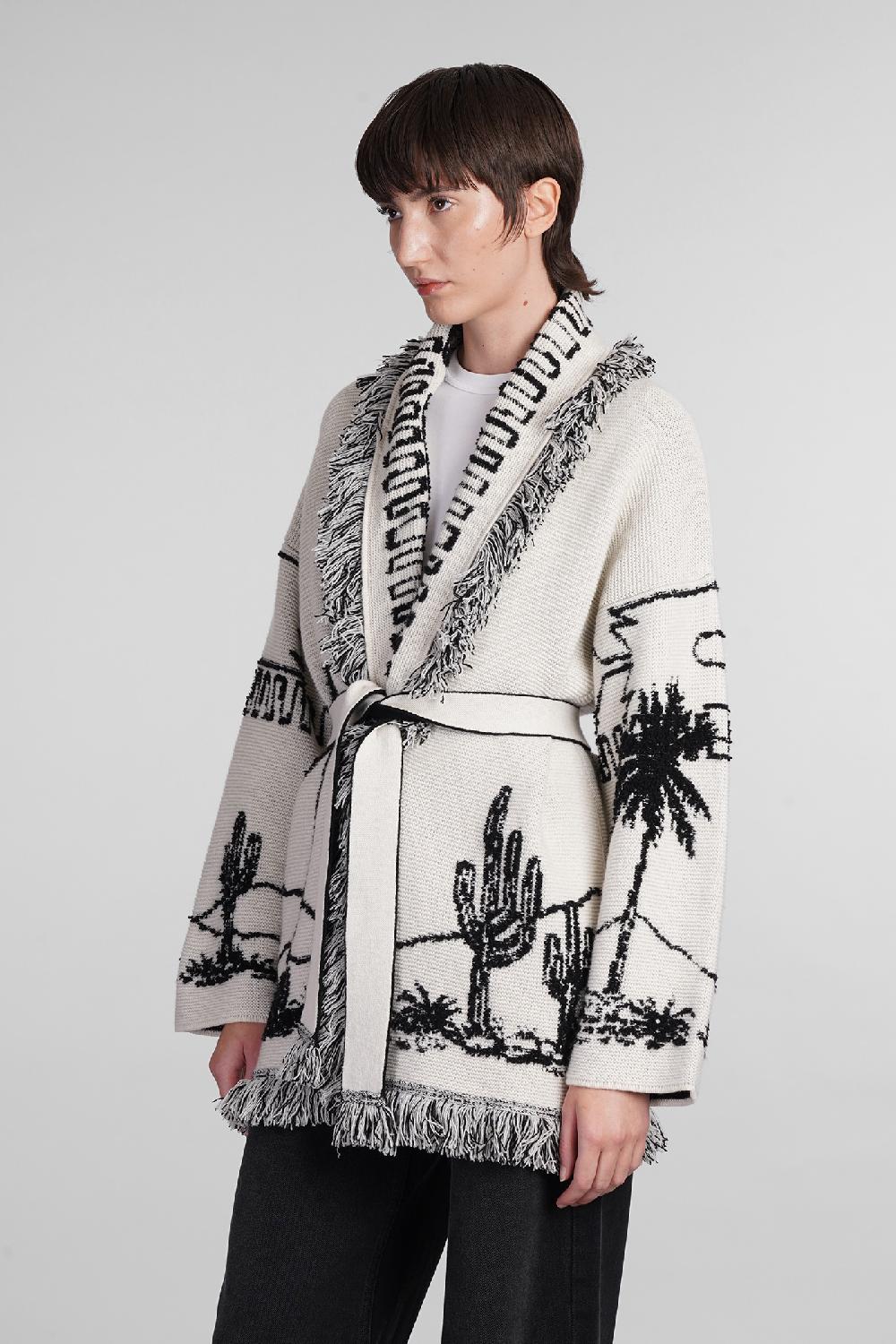 Deliberti Alanui Cardigan in cashmere beige cod. 408023 - Deliberti The Luxury Shopping Online