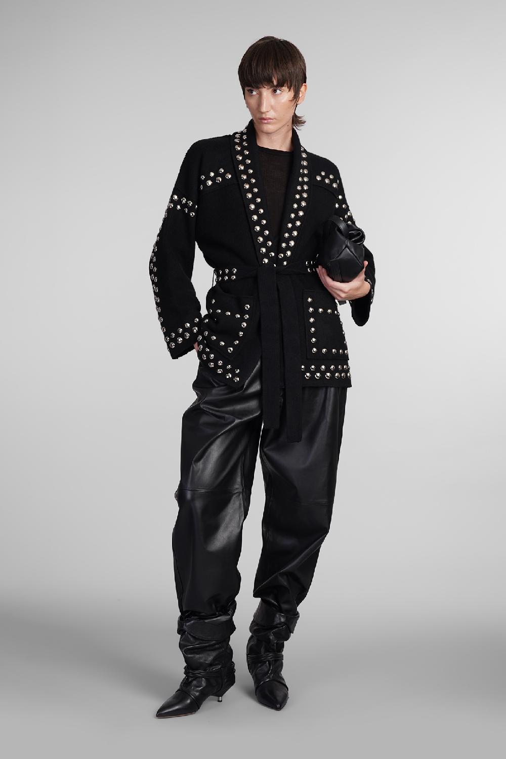 Deliberti Alanui Cardigan in lana nera cod. 409056 - Deliberti The Luxury Shopping Outlet
