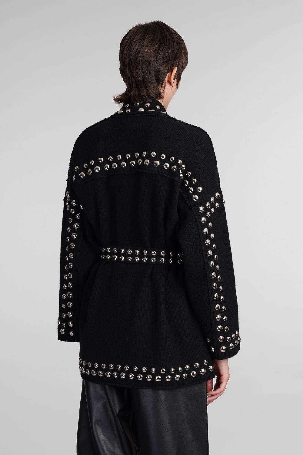 Deliberti Alanui Cardigan in lana nera cod. 409056 - Deliberti The Luxury Shopping Outlet