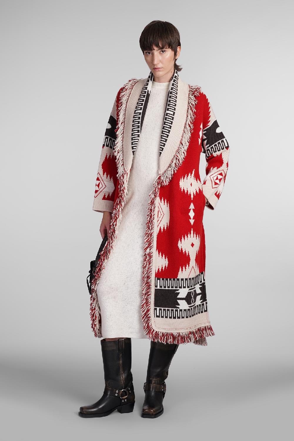 Deliberti Alanui Cappotto in lana rossa cod. 408024 - Deliberti The Luxury Shopping 2025