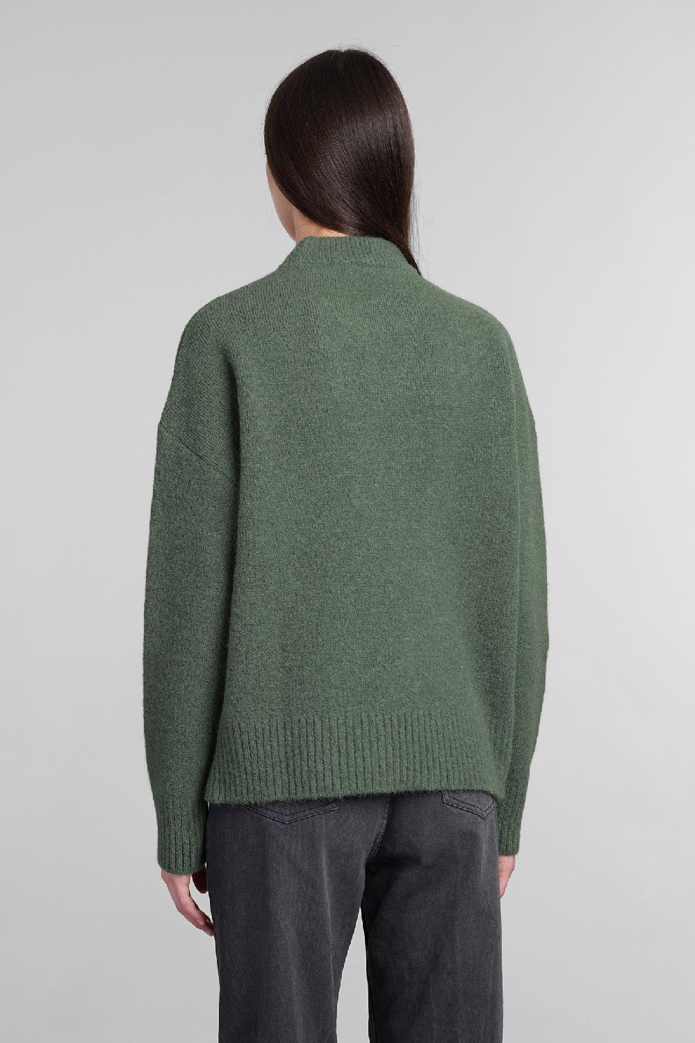 Deliberti Ami Paris Maglia in lana verde cod. 406120 - Deliberti The Luxury Shopping Vendite Flash