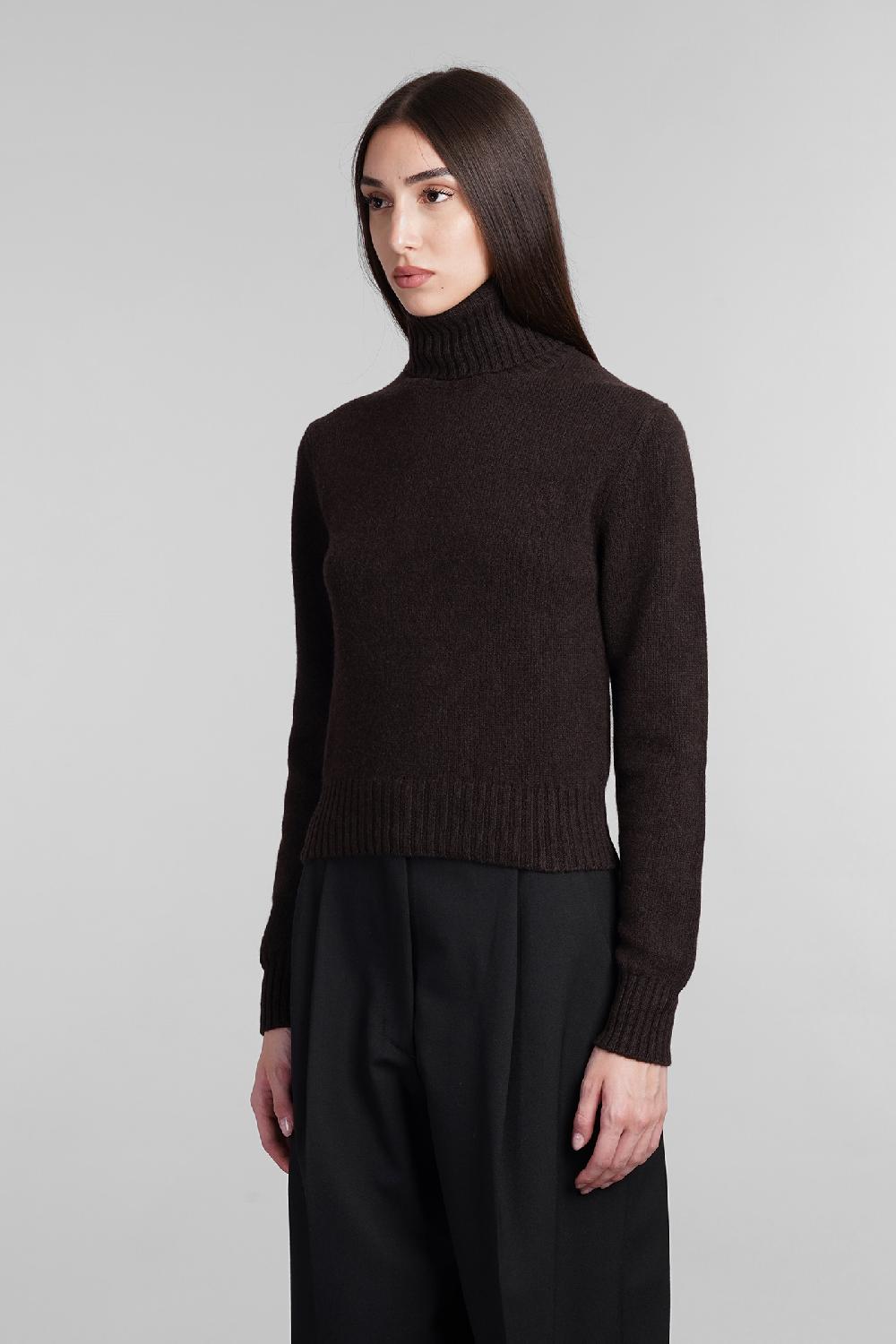 Deliberti Ami Paris Maglia in cashmere marrone cod. 405008 - Deliberti The Luxury Shopping Nuovo