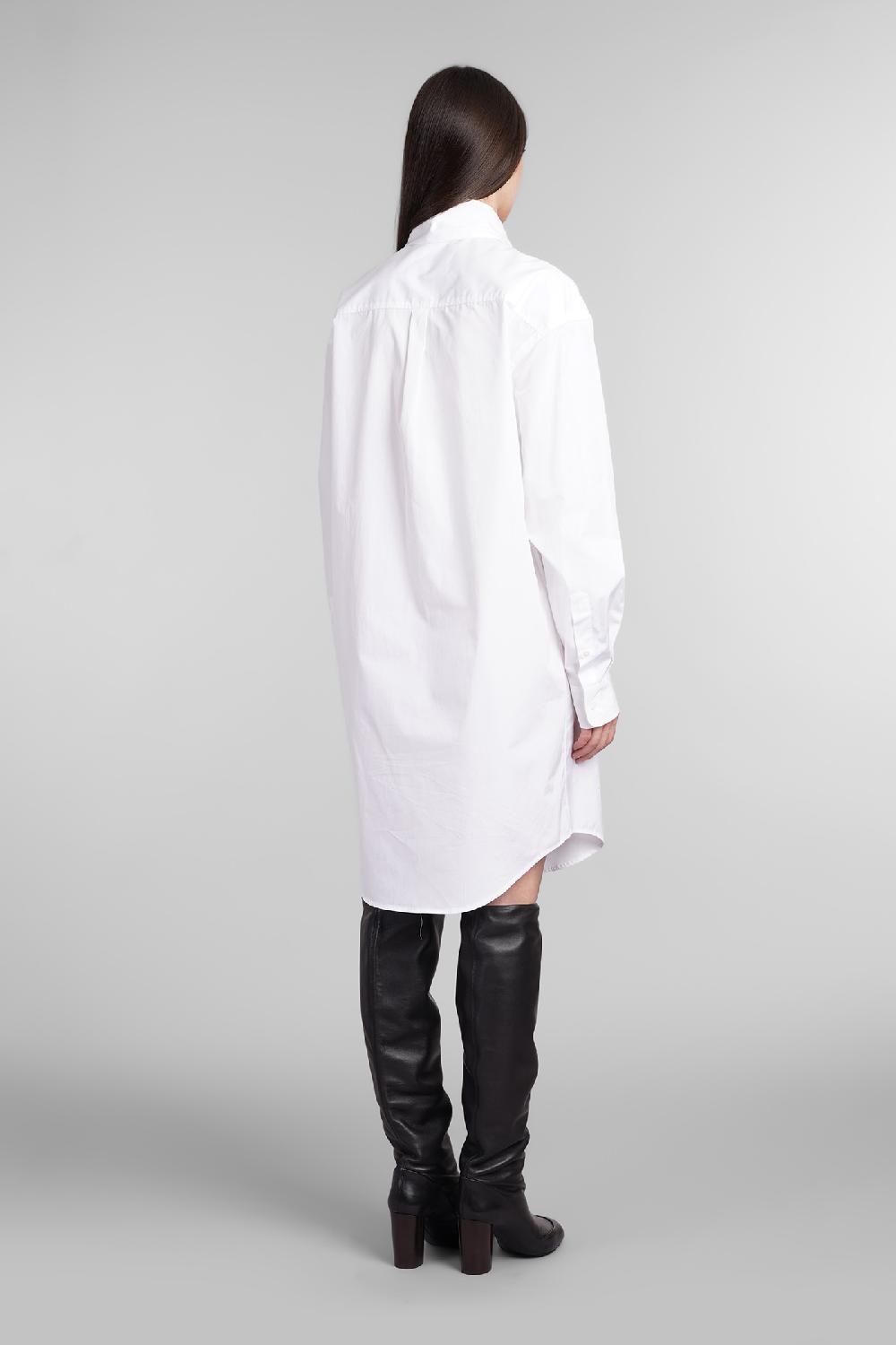 Deliberti Ami Paris Abito in cotone bianco cod. 403272 - Deliberti The Luxury Shopping Online