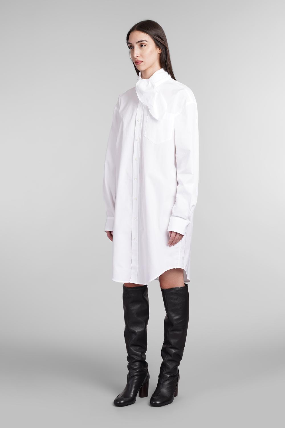 Deliberti Ami Paris Abito in cotone bianco cod. 403272 - Deliberti The Luxury Shopping Online