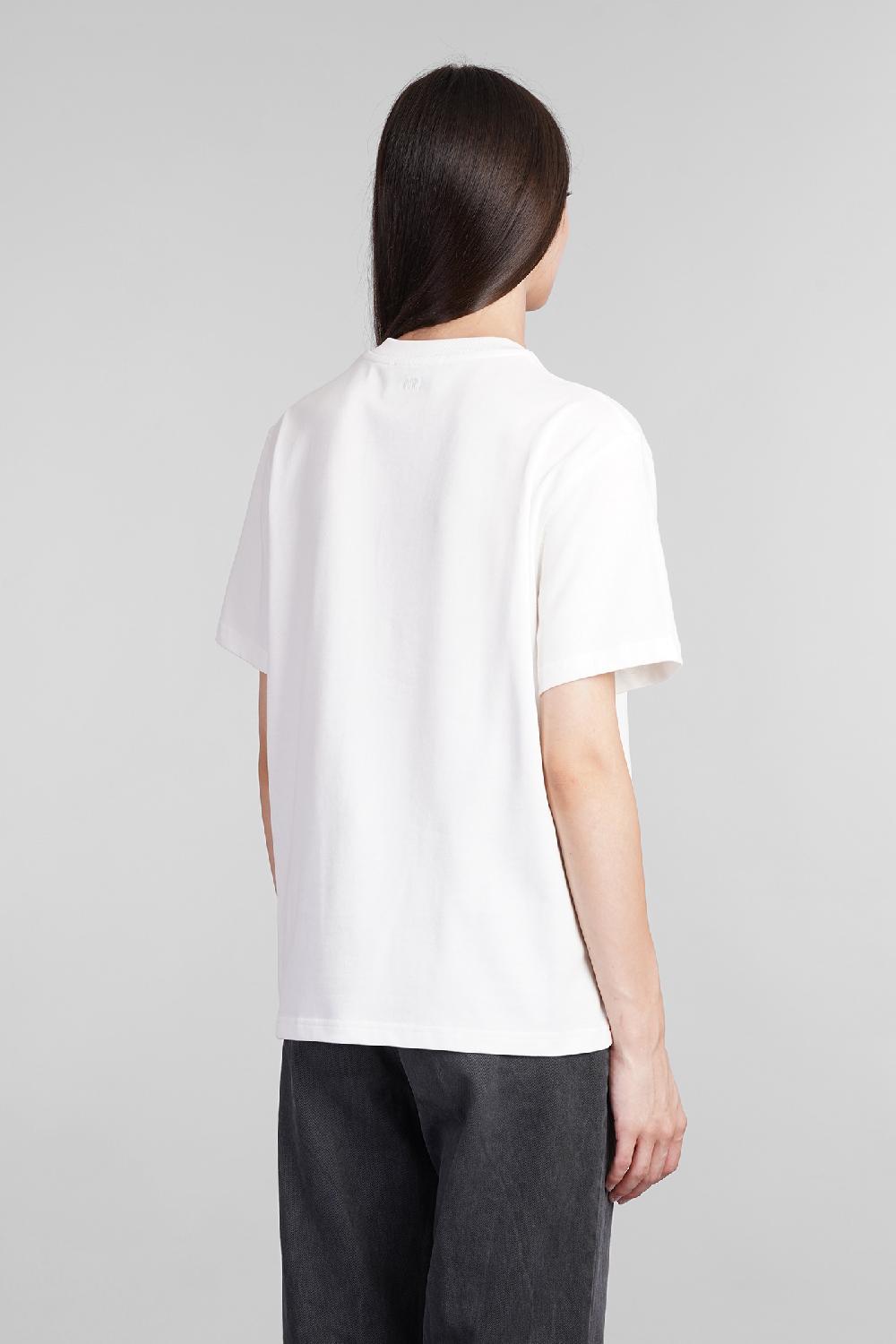 Deliberti Ami Paris T-shirt in cotone bianco cod. 403274 - Deliberti The Luxury Shopping Promozione Limitata