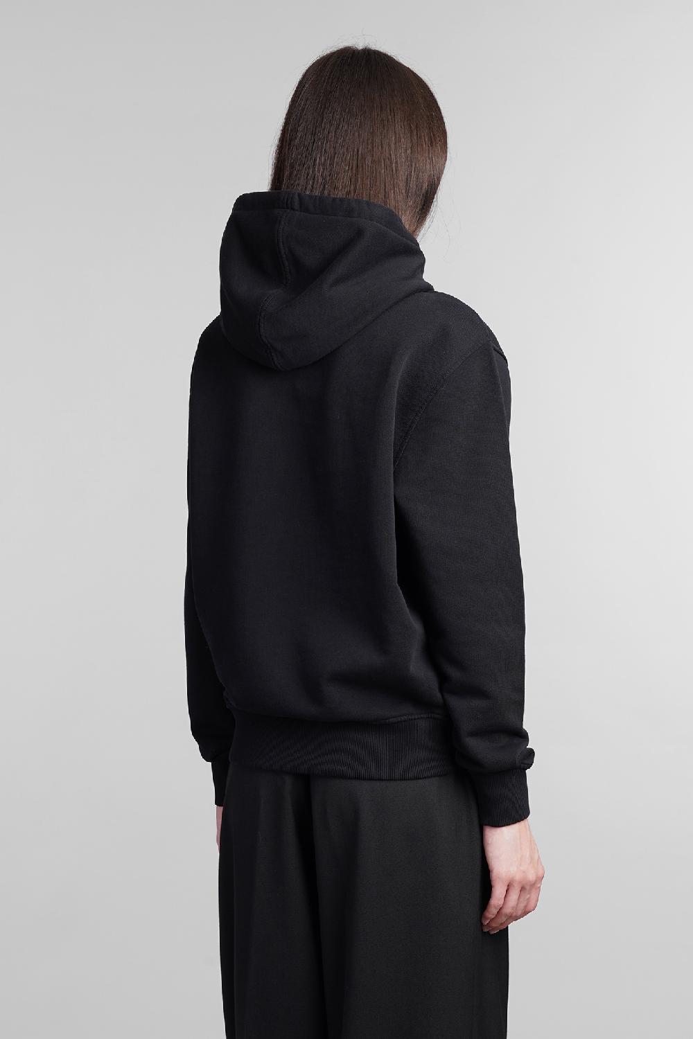 Deliberti Ami Paris Felpa in cotone nero cod. 406118 - Deliberti The Luxury Shopping Fino Al -60%