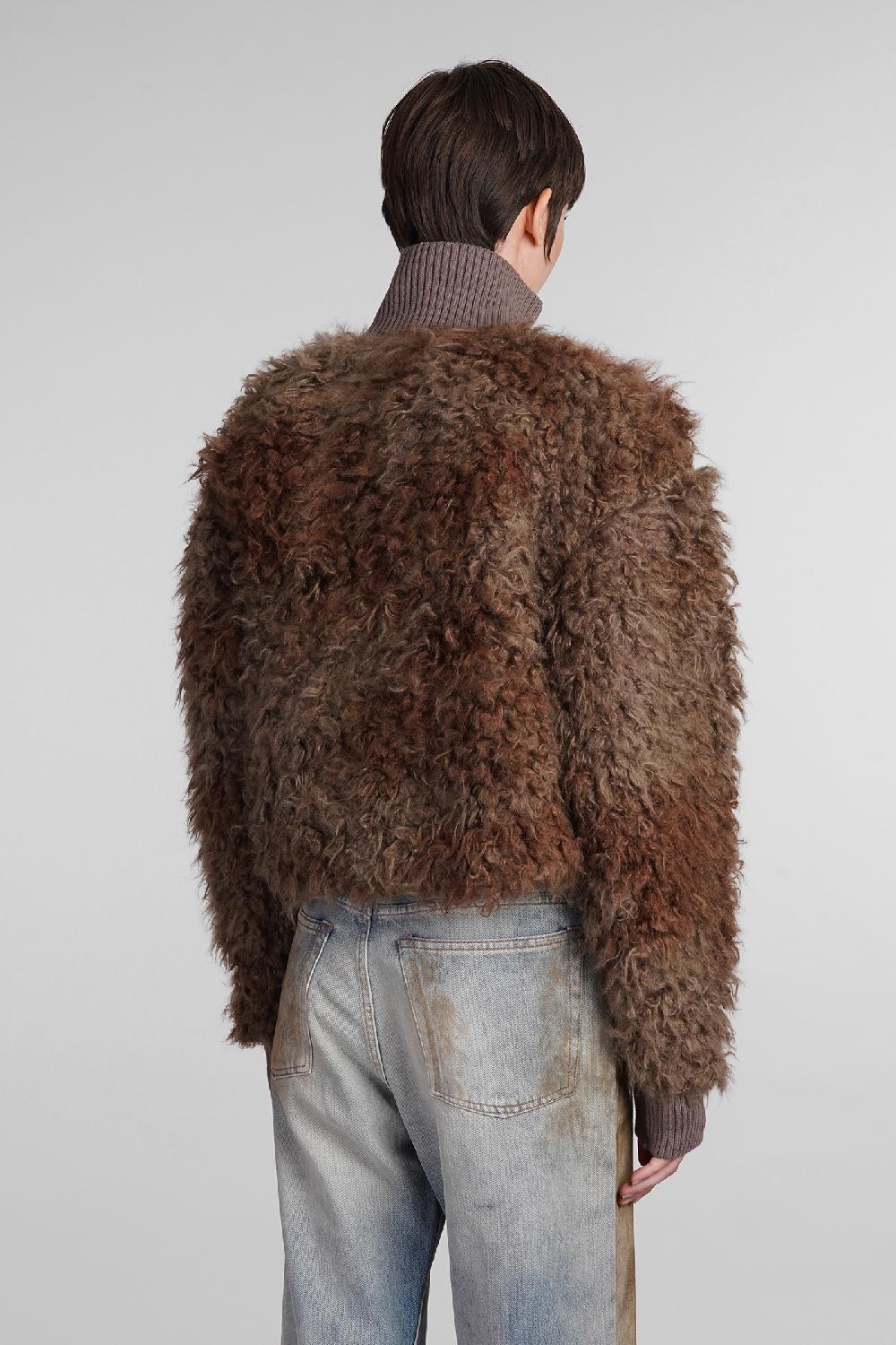 Deliberti Acne Studios Giacca casual in acrilico marrone cod. 406602 - Deliberti The Luxury Shopping Shopping Online