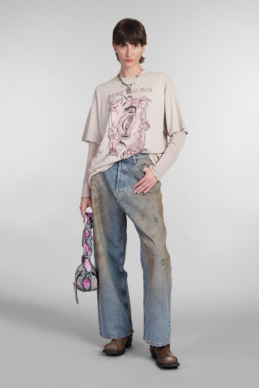 Deliberti Acne Studios Jeans in denim blu cod. 402971 - Deliberti The Luxury Shopping Prezzo Ridotto