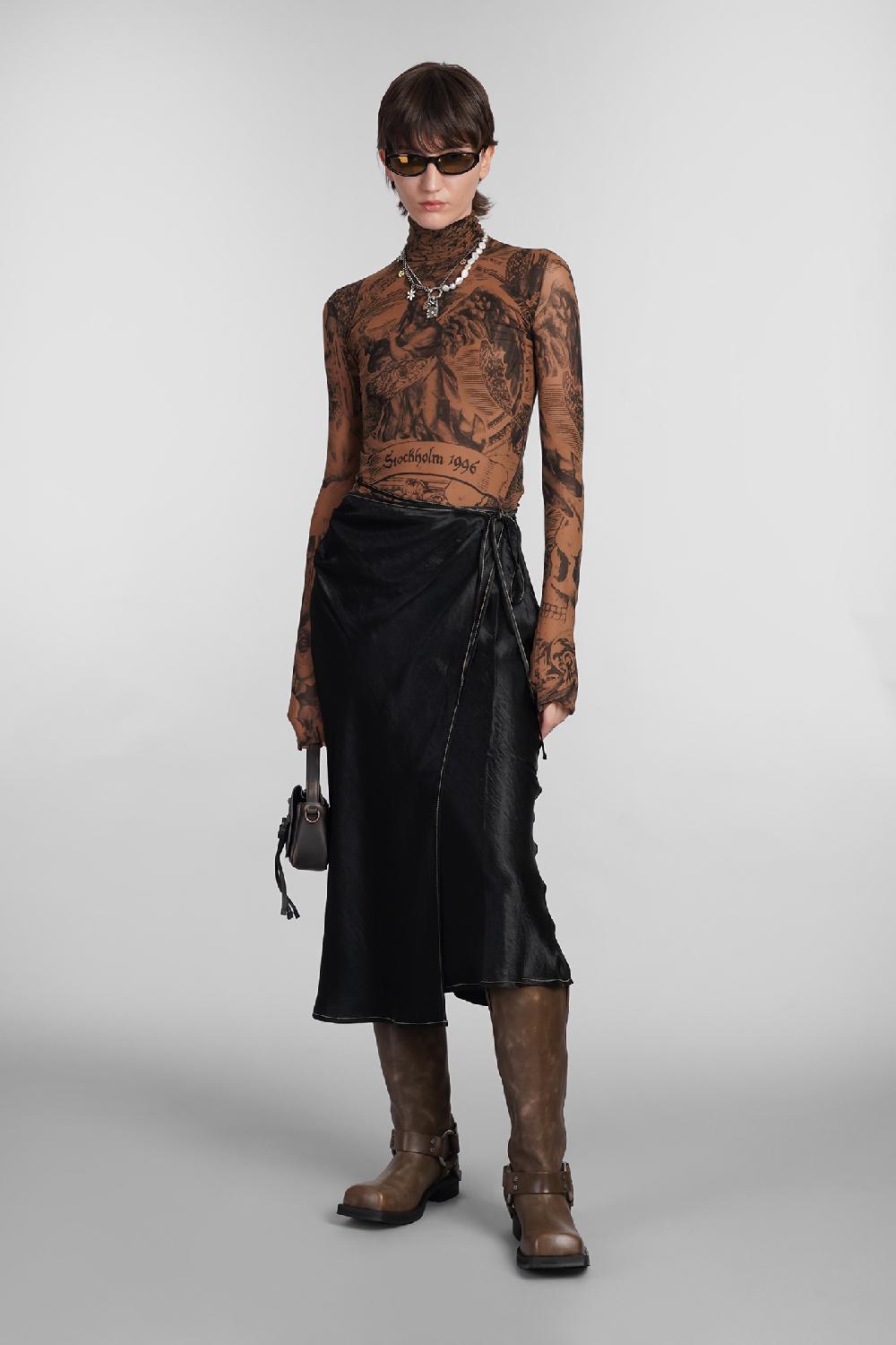 Deliberti Acne Studios Topwear in nylon marrone cod. 402973 - Deliberti The Luxury Shopping Sottocosto