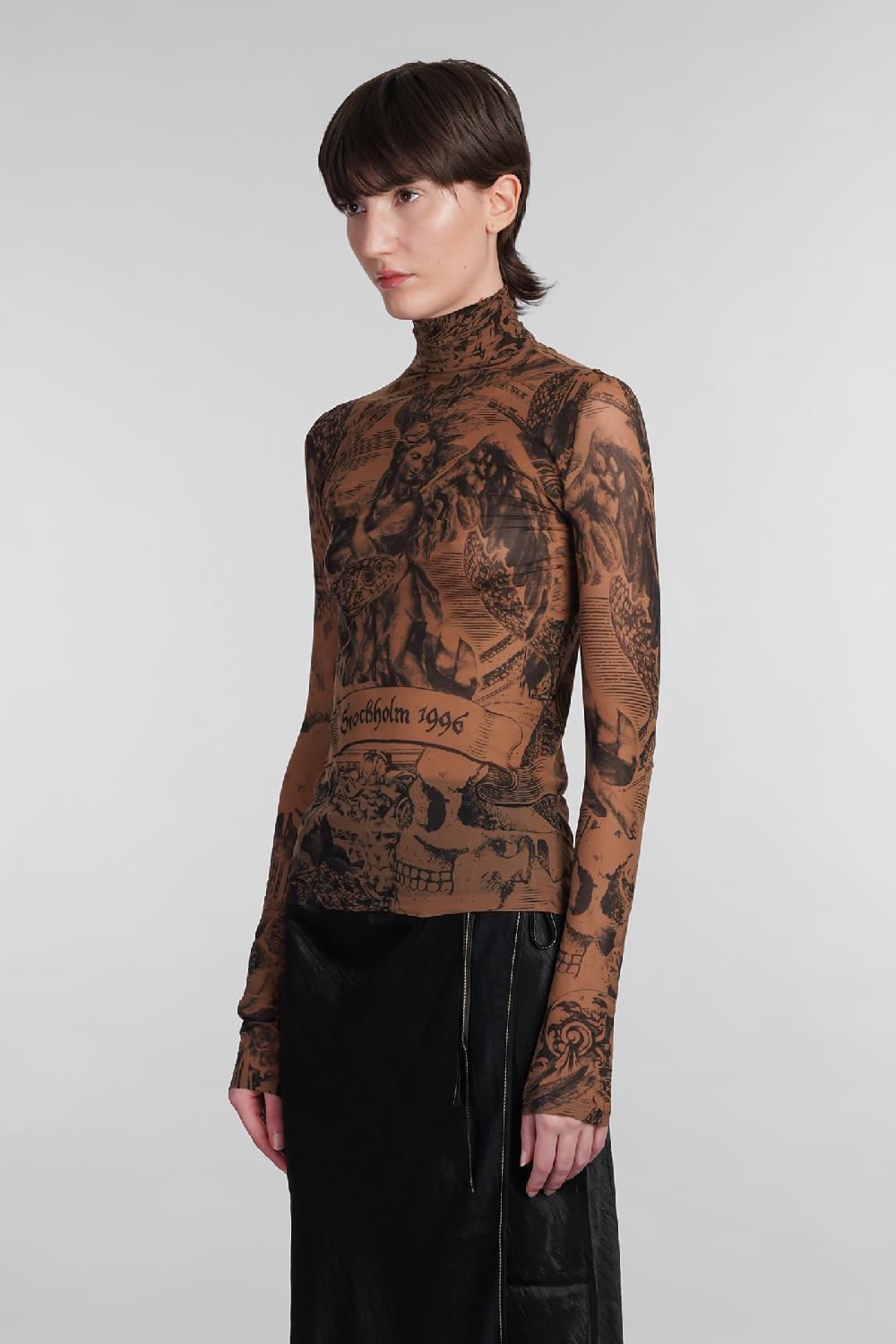 Deliberti Acne Studios Topwear in nylon marrone cod. 402973 - Deliberti The Luxury Shopping Sottocosto