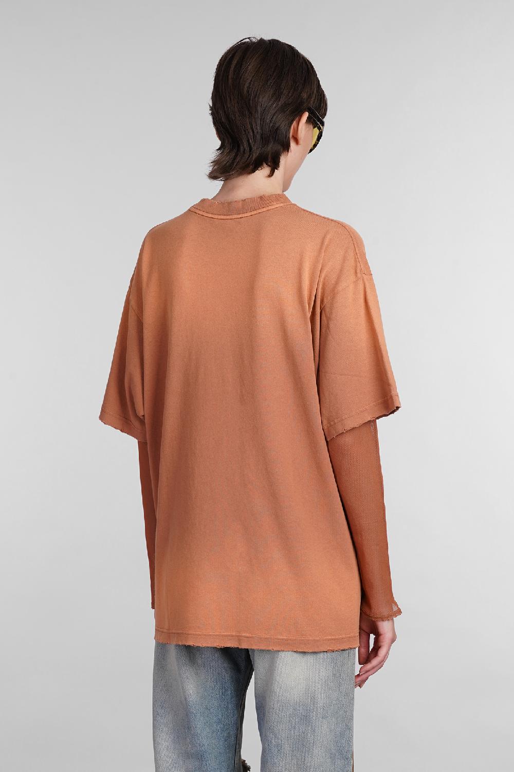 Deliberti Acne Studios T-shirt in cotone arancione cod. 402966 - Deliberti The Luxury Shopping Economico