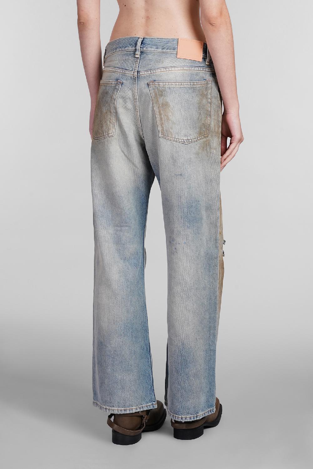 Deliberti Acne Studios Jeans in cotone celeste cod. 402626 - Deliberti The Luxury Shopping Online