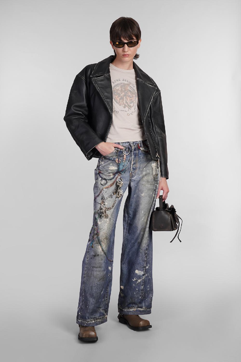 Deliberti Acne Studios Jeans in cotone blu cod. 402976 - Deliberti The Luxury Shopping Offerte