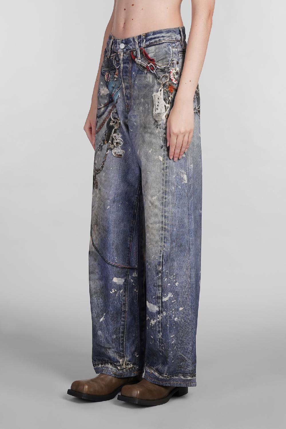 Deliberti Acne Studios Jeans in cotone blu cod. 402976 - Deliberti The Luxury Shopping Offerte