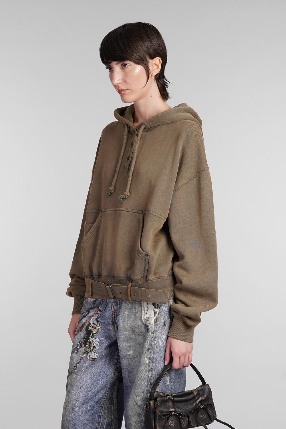 Deliberti Acne Studios Felpa in cotone marrone cod. 403406 - Deliberti The Luxury Shopping I Più Venduti