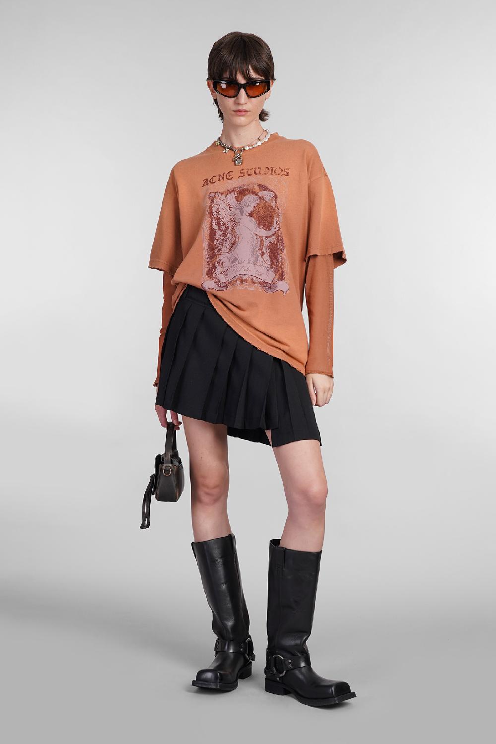 Deliberti Acne Studios Gonna in poliestere nero cod. 402642 - Deliberti The Luxury Shopping In Saldo