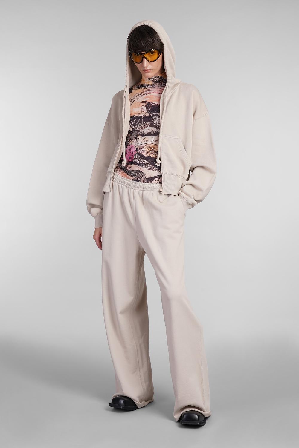 Deliberti Acne Studios Felpa in cotone beige cod. 402974 - Deliberti The Luxury Shopping 2025