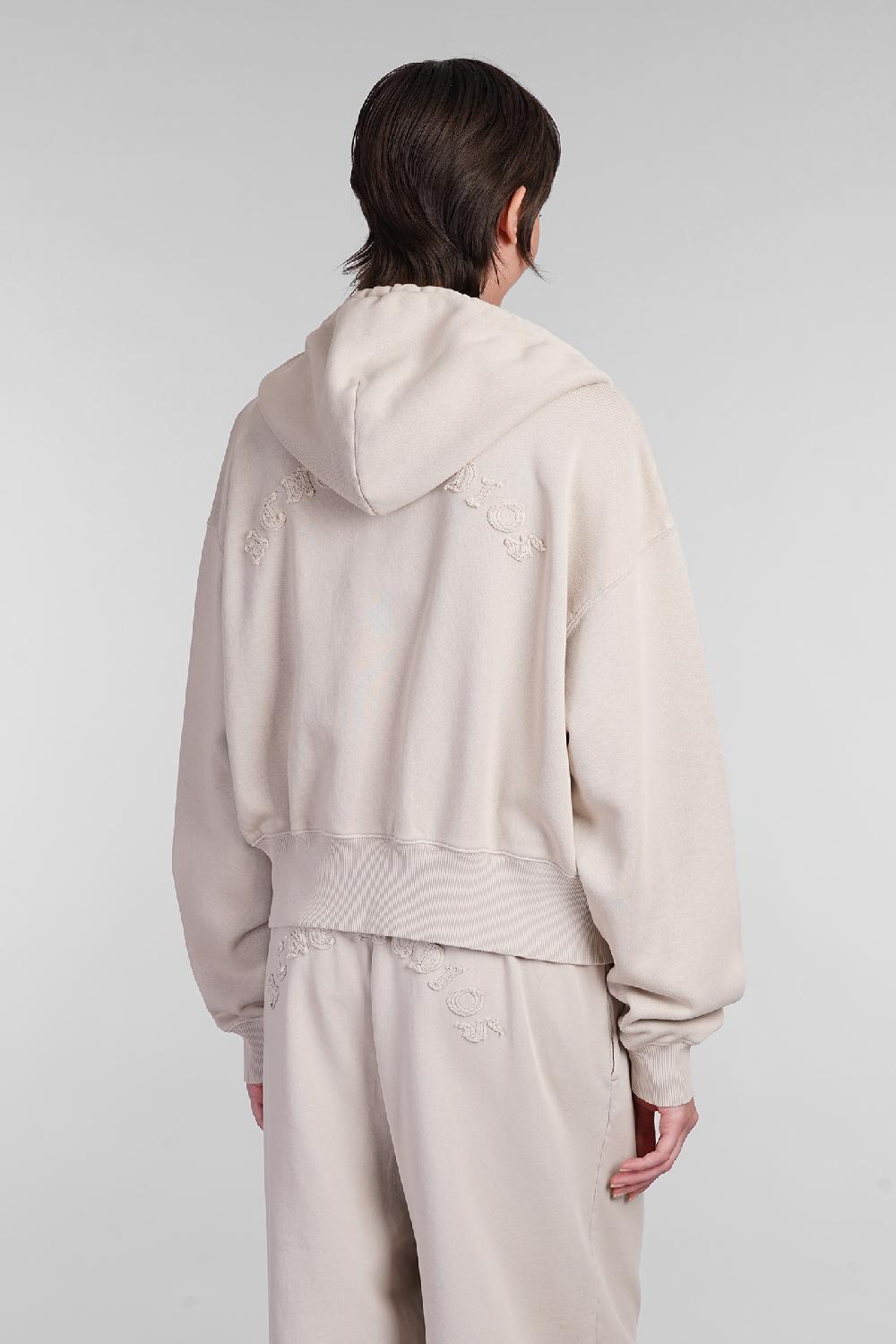 Deliberti Acne Studios Felpa in cotone beige cod. 402974 - Deliberti The Luxury Shopping 2025