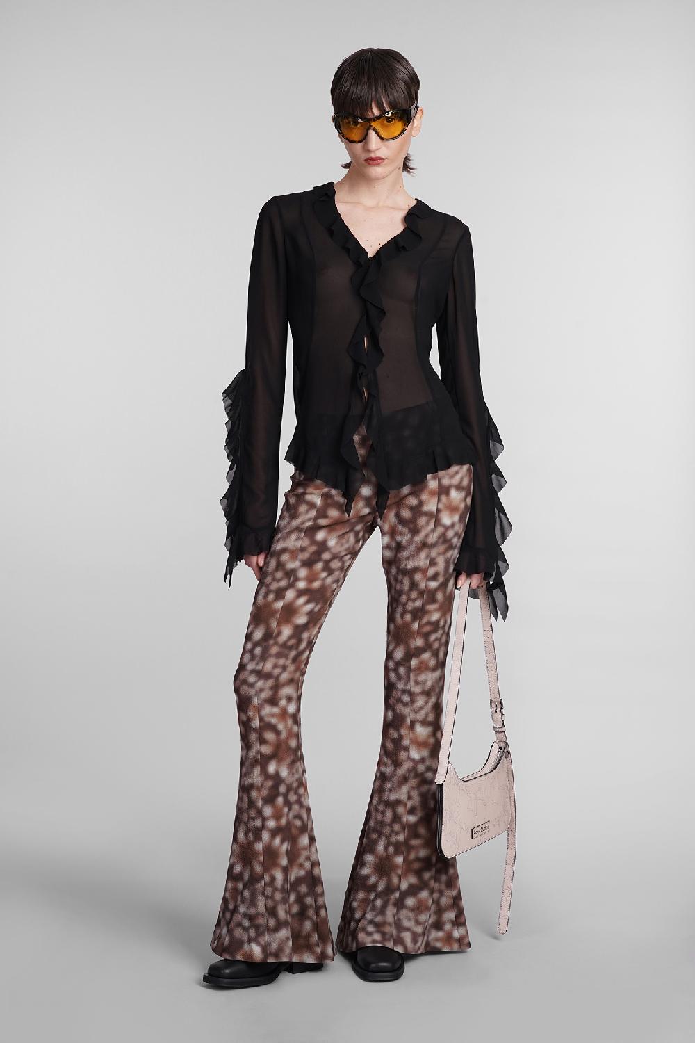 Deliberti Acne Studios Blusa in poliestere nero cod. 393898 - Deliberti The Luxury Shopping In Linea