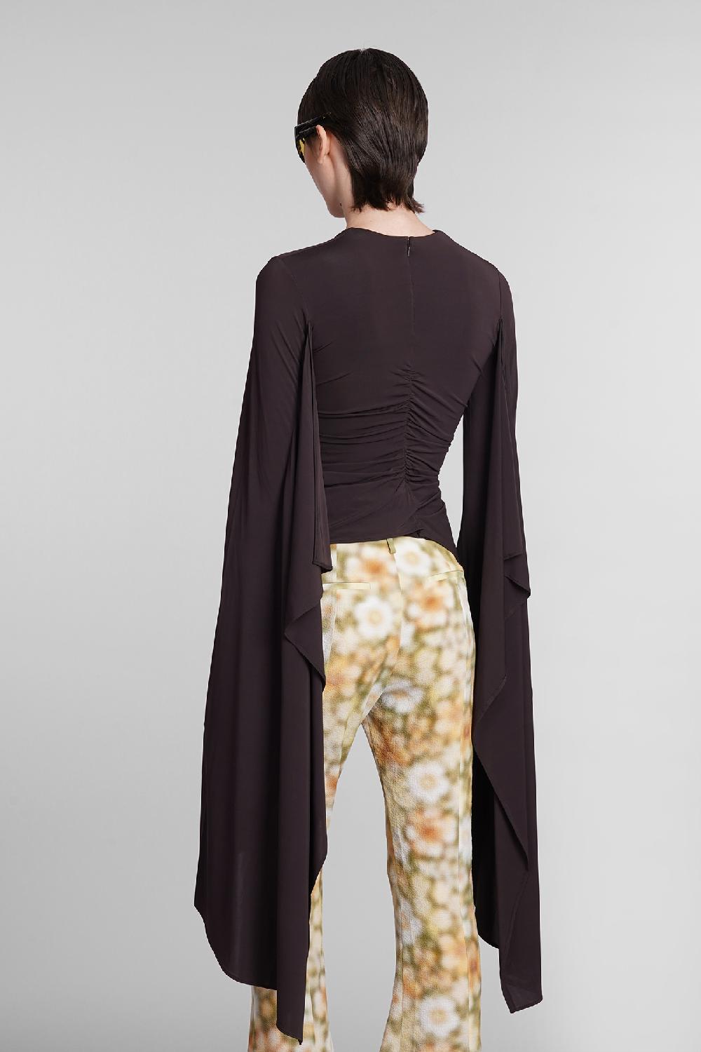 Deliberti Acne Studios Maglia in viscosa marrone cod. 395337 - Deliberti The Luxury Shopping Qualità
