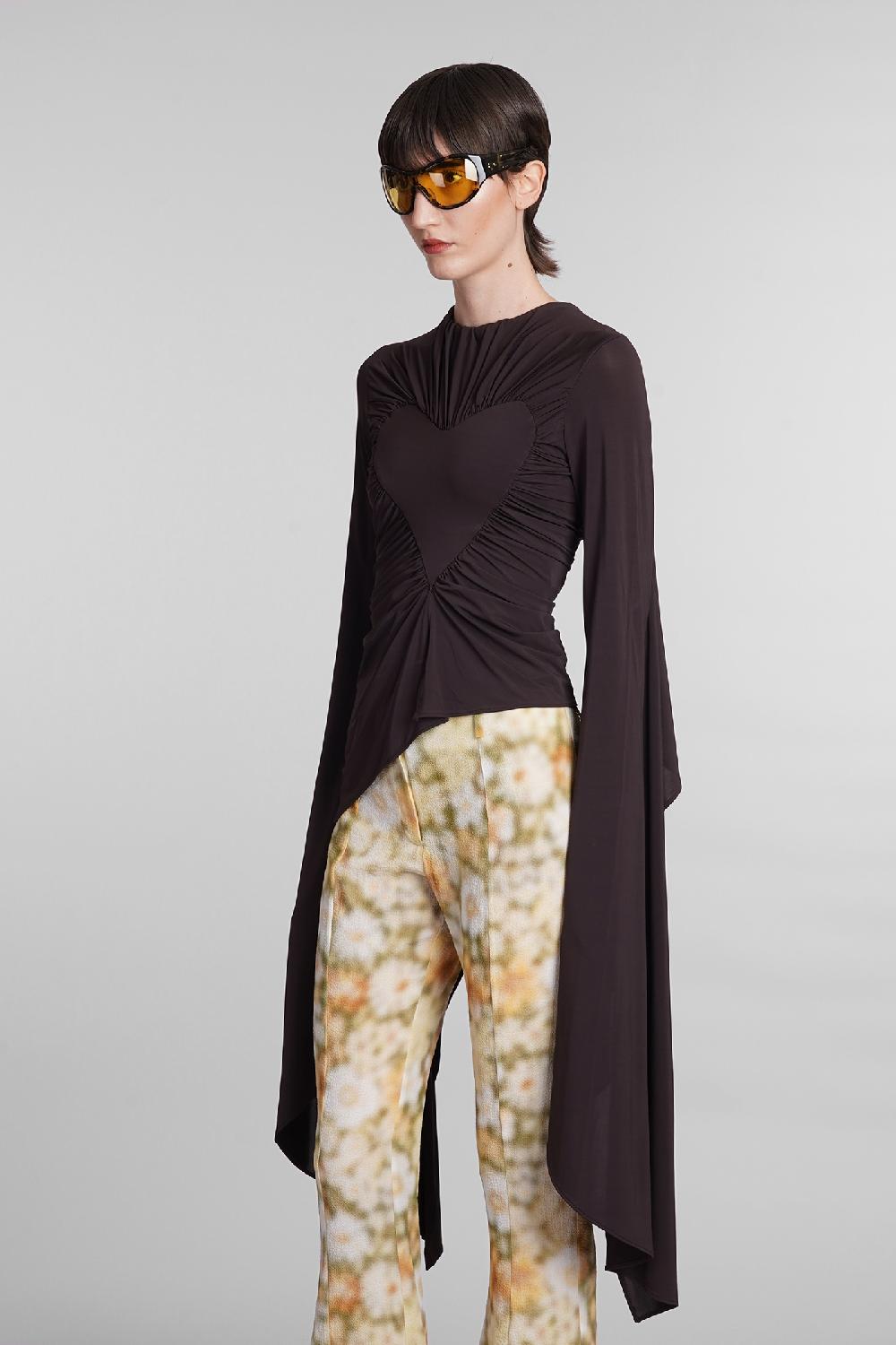 Deliberti Acne Studios Maglia in viscosa marrone cod. 395337 - Deliberti The Luxury Shopping Qualità