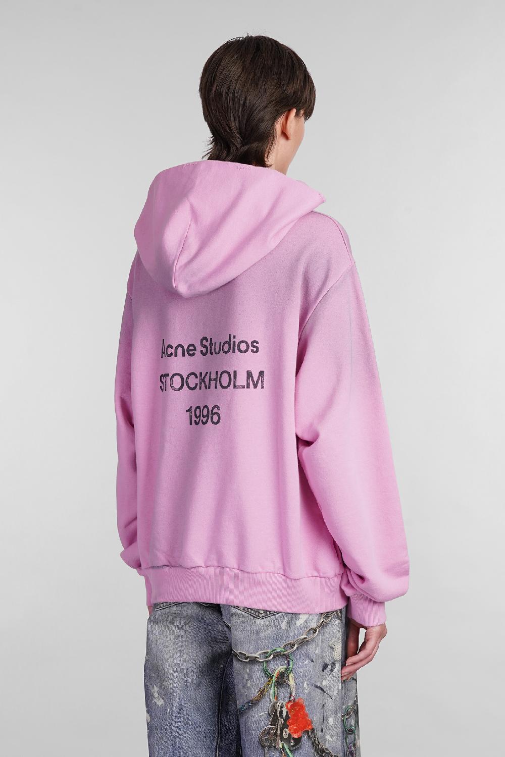 Deliberti Acne Studios Felpa in cotone rosa cod. 402631 - Deliberti The Luxury Shopping Vendita