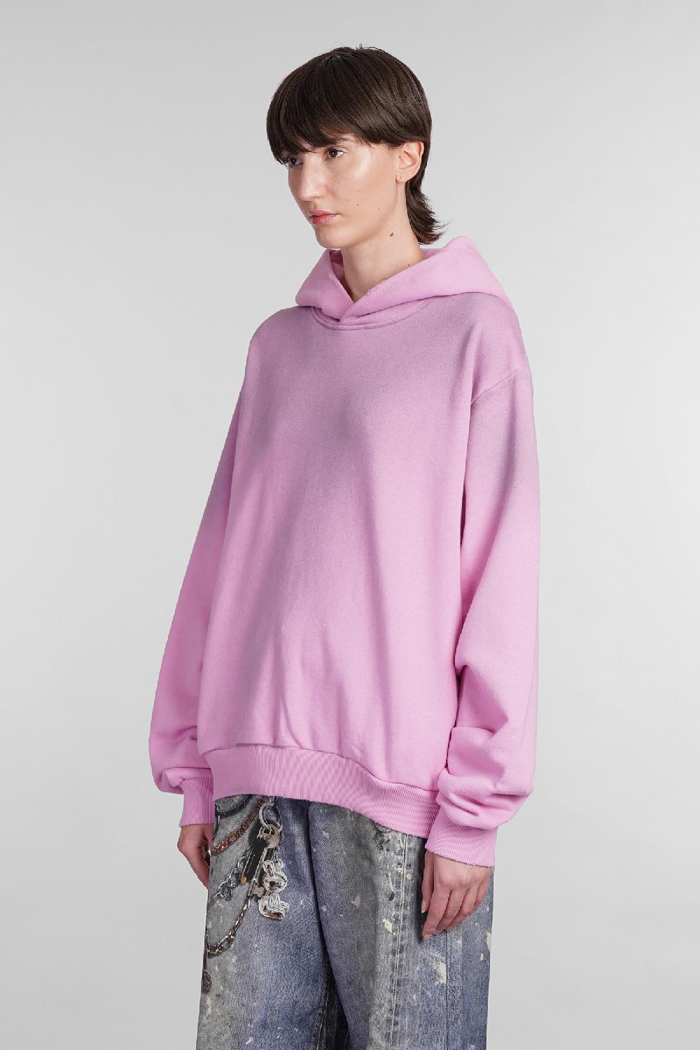 Deliberti Acne Studios Felpa in cotone rosa cod. 402631 - Deliberti The Luxury Shopping Vendita