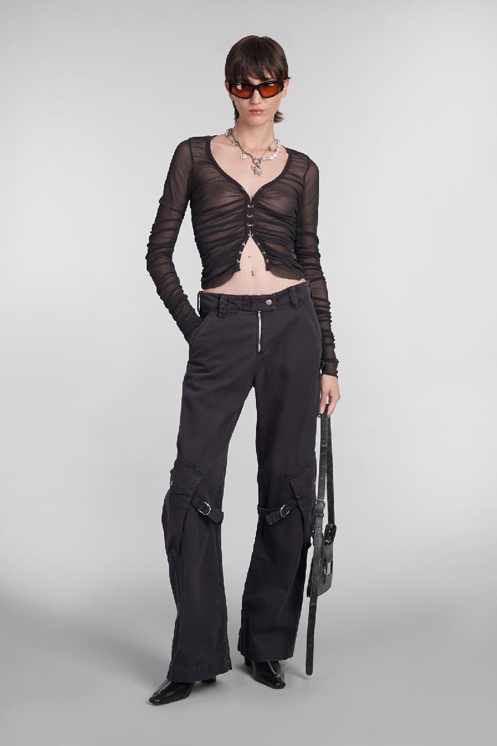 Deliberti Acne Studios Pantalone in cotone nero cod. 393900 - Deliberti The Luxury Shopping Spedizione Gratuita