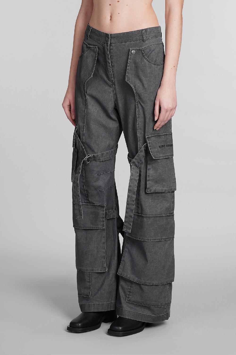 Deliberti Acne Studios Pantalone in cotone grigio cod. 395336 - Deliberti The Luxury Shopping Negozi Online