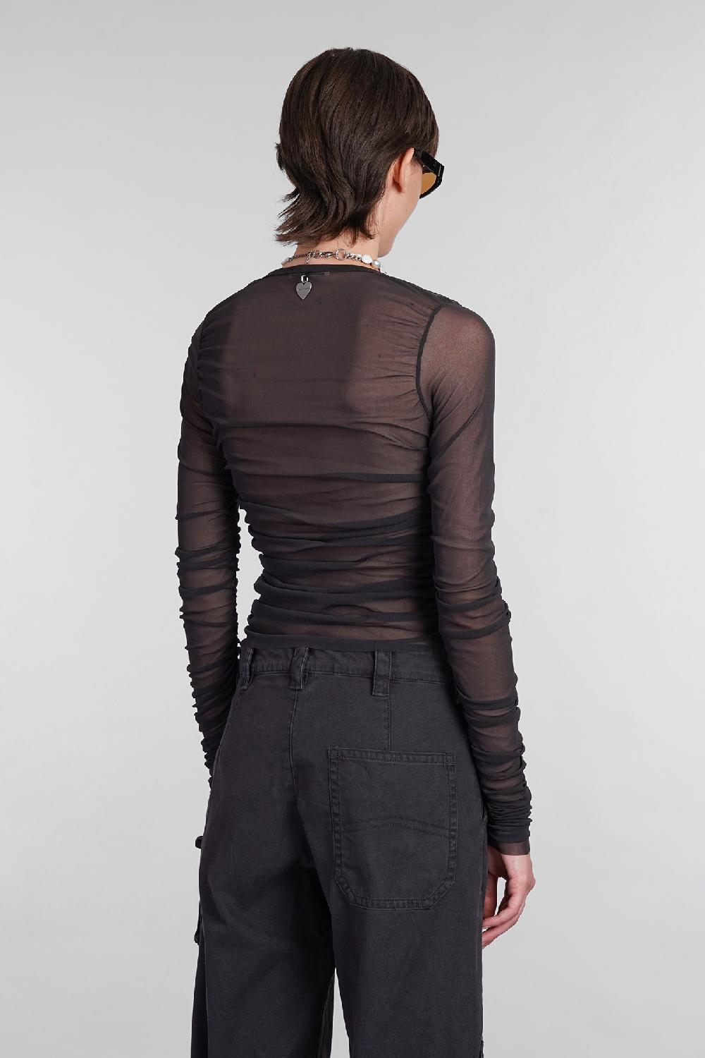 Deliberti Acne Studios Topwear in nylon nero cod. 402969 - Deliberti The Luxury Shopping Convenienza