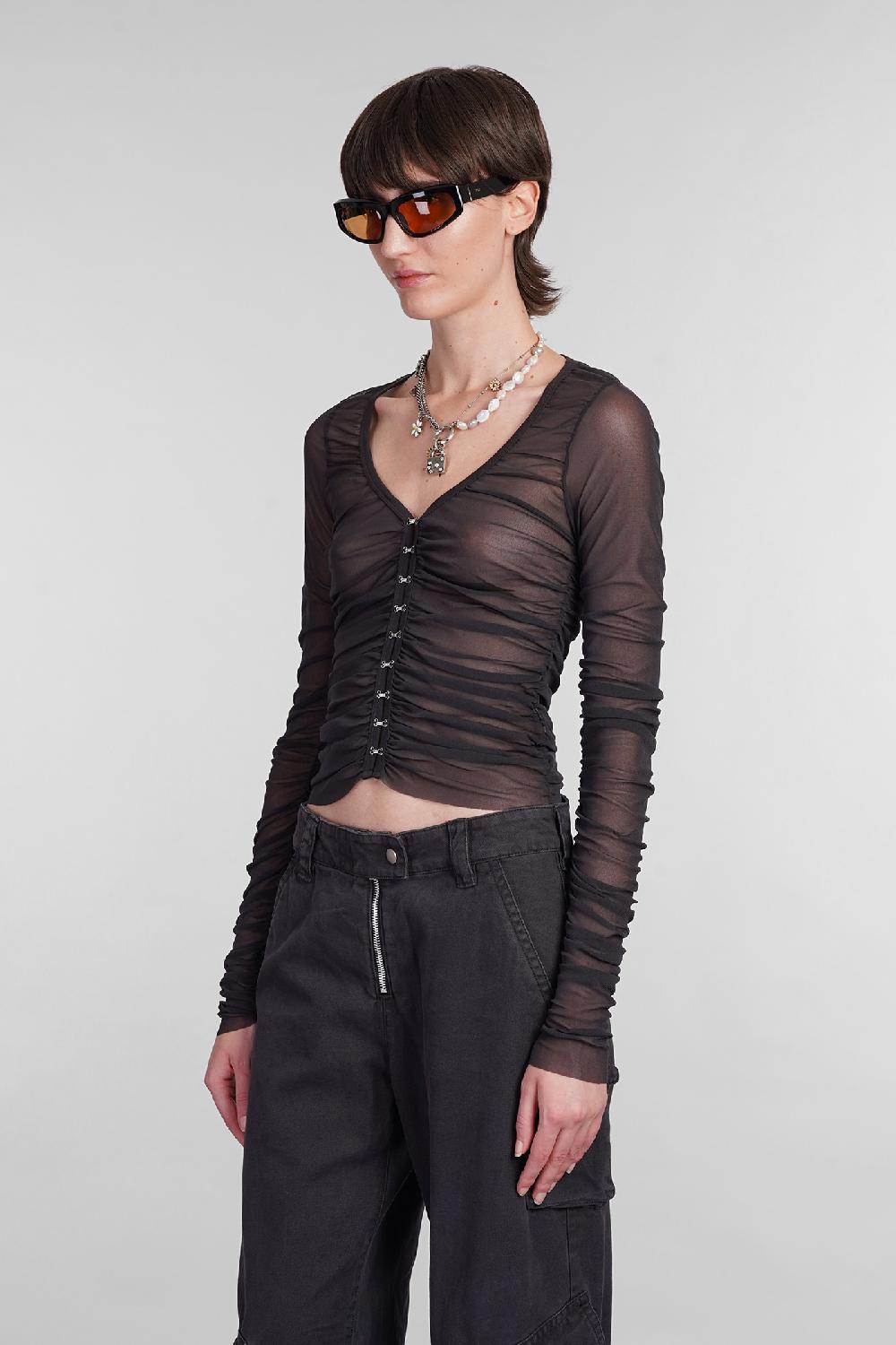 Deliberti Acne Studios Topwear in nylon nero cod. 402969 - Deliberti The Luxury Shopping Convenienza