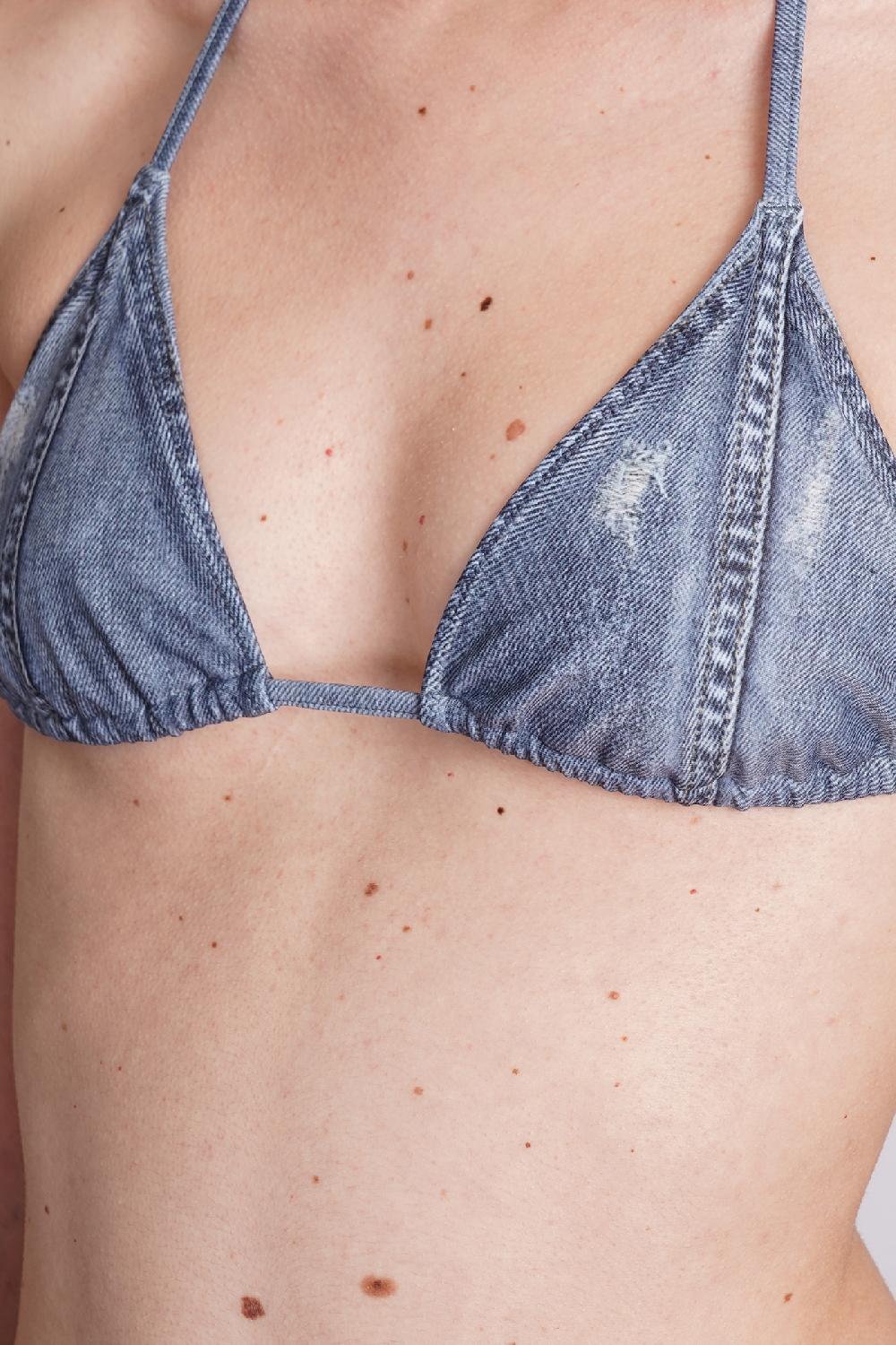 Deliberti Acne Studios Beachwear in cotone blu cod. 393873 - Deliberti The Luxury Shopping Sconti VIP