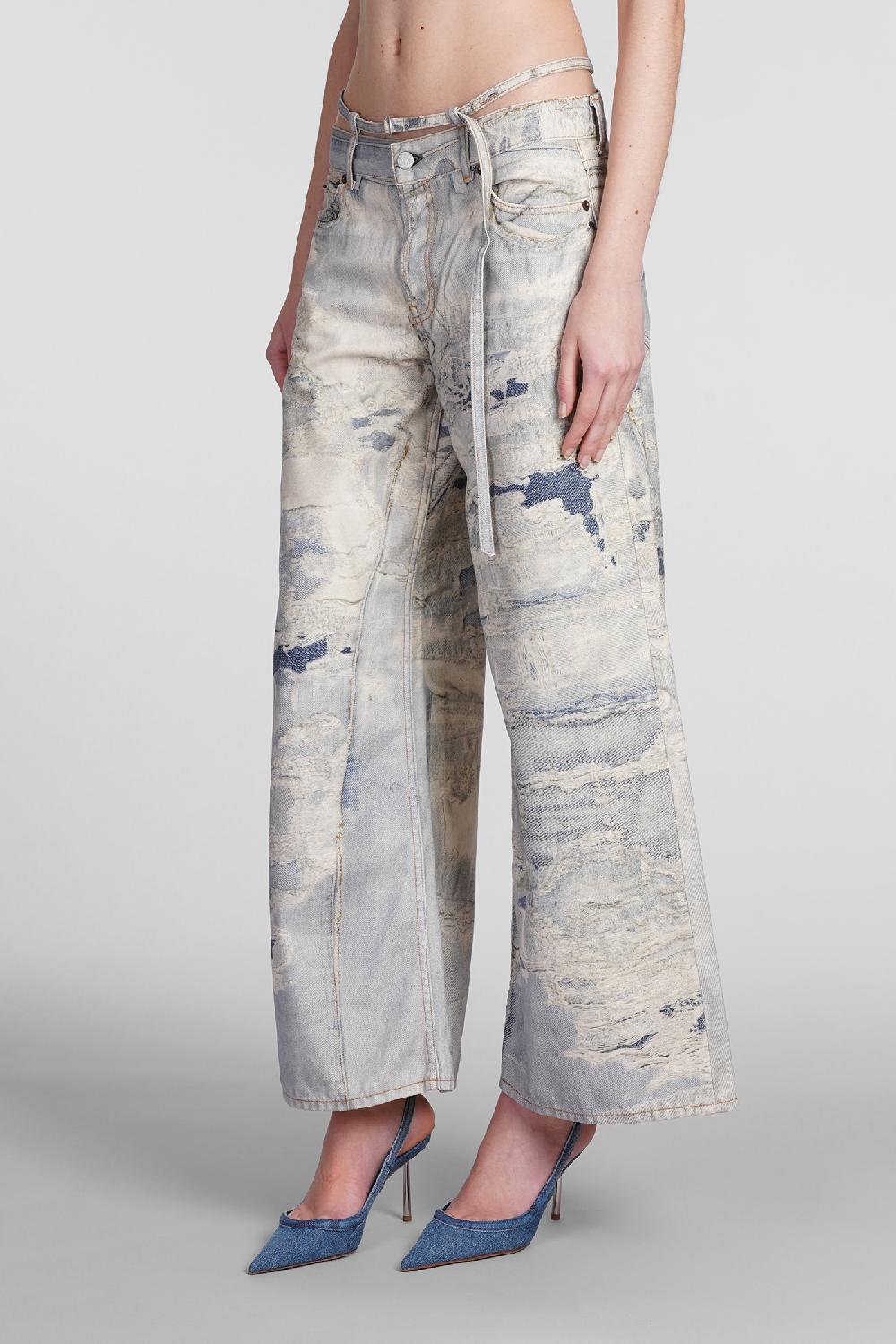 Deliberti Acne Studios Pantalone in cotone blu cod. 398853 - Deliberti The Luxury Shopping Presa