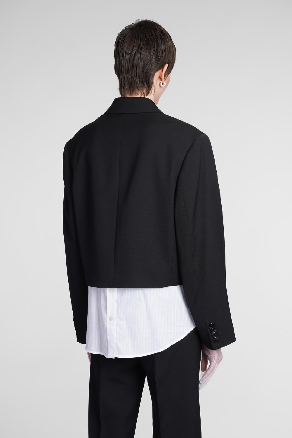 Deliberti Acne Studios Blazer in poliestere nero cod. 372986 - Deliberti The Luxury Shopping Sconto