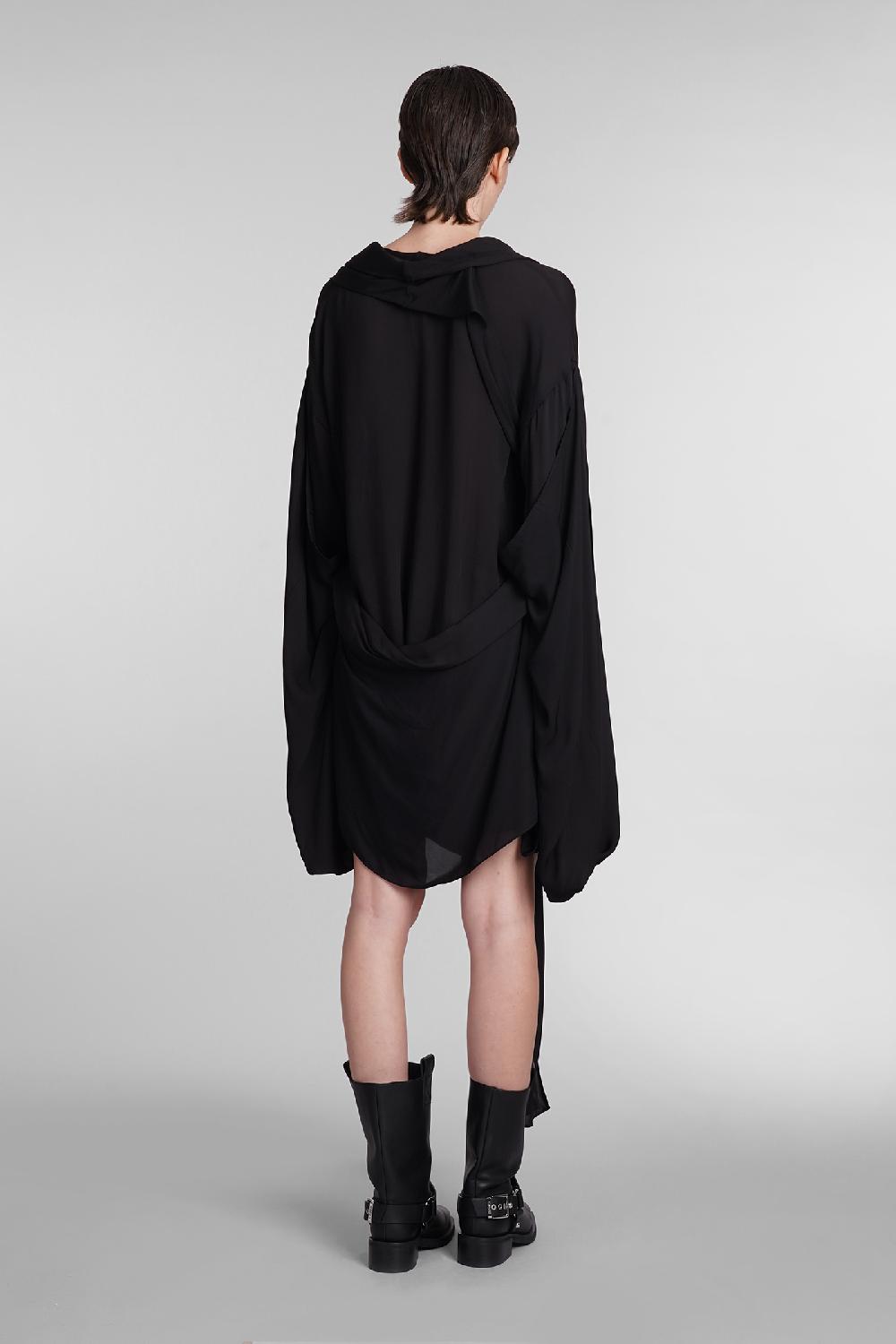 Deliberti Acne Studios Abito in viscosa nera cod. 395331 - Deliberti The Luxury Shopping In Vendita