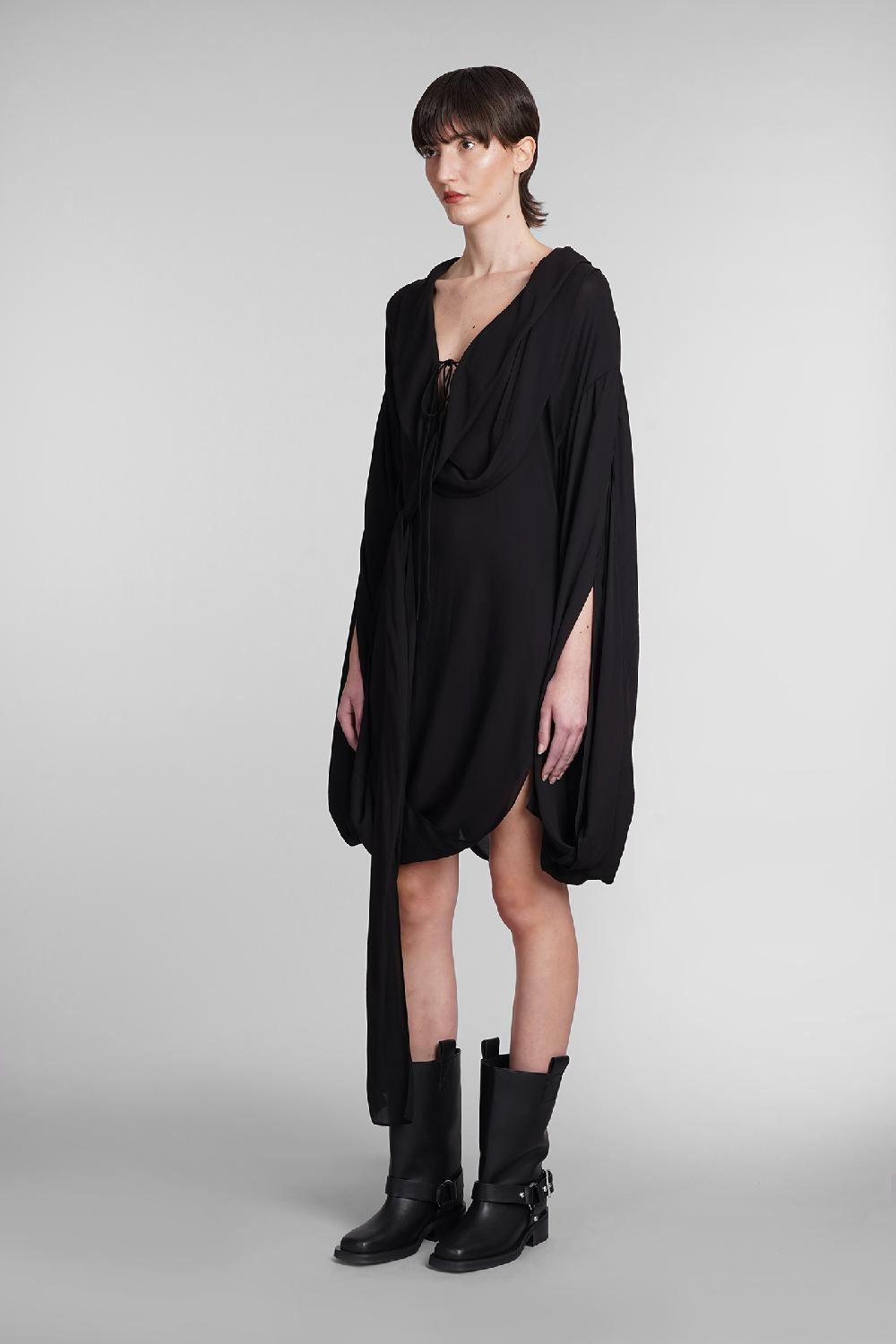 Deliberti Acne Studios Abito in viscosa nera cod. 395331 - Deliberti The Luxury Shopping In Vendita